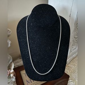 David Yurman 20” silver necklace